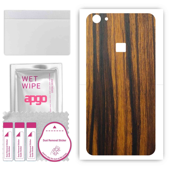 Съвместим с Tigerwood Vivo X6S Plus устойчив на надраскване заден винилов филм