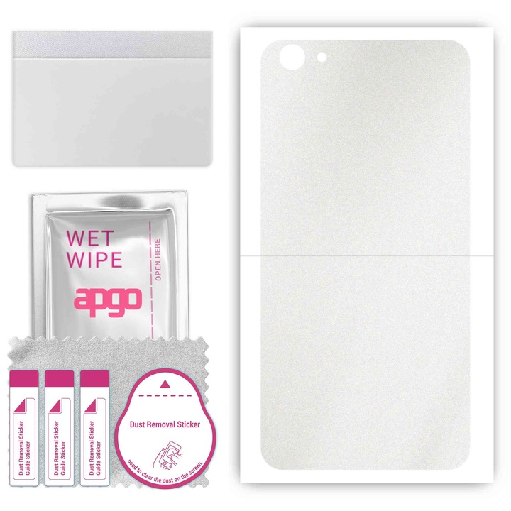 Задно винилово фолио, съвместимо с vivo X9, устойчиво на надраскване, прозрачно матово