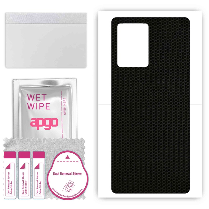 Задно винилово фолио, съвместимо с Vivo Y30 5G, устойчиво на надраскване, матрица