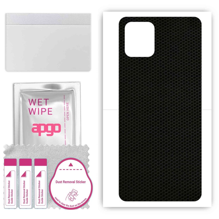 Задно винилово фолио, съвместимо с Vivo Y52s t1, устойчиво на надраскване, матрица