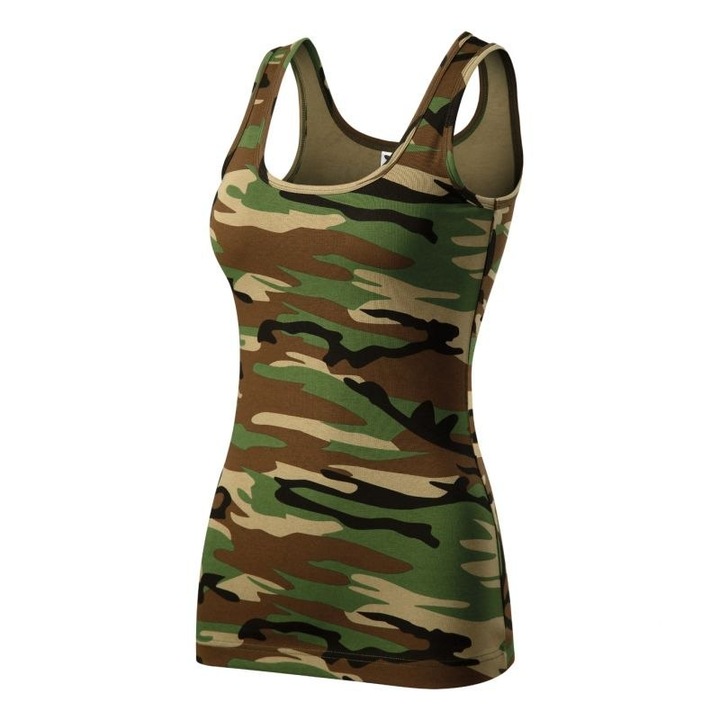 Maiou Triumph Top, Malfini, Bumbac, Verde militar, Verde