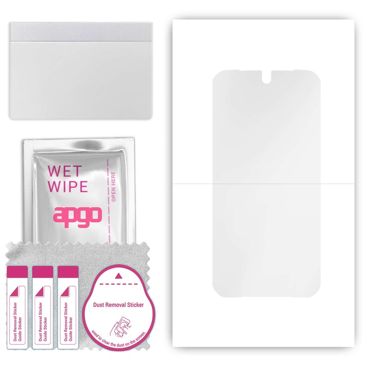 Screen Protector pentru Doogee S68 Pro, film hidrogel, cu strat de pozitionare instalare usoara a stratului de pozitionare