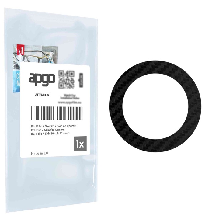 Kameravédő fólia LG G Pad III 10.1 FHD, Apgo, Vinyl, Black készülékekhez