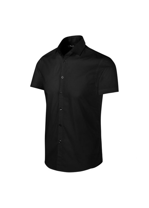 Мъжка риза, slim fit, 260-2, Черен