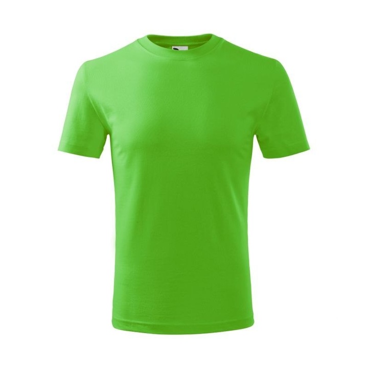 Gyerek póló, Classic New 135, Malfini Green Mar 134 cm/8 év