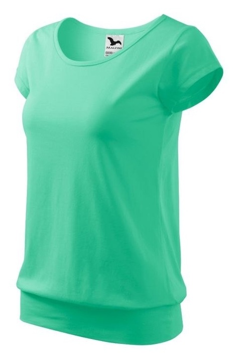 Tricou dama, MALFINI, Bumbac, Verde, M INTL
