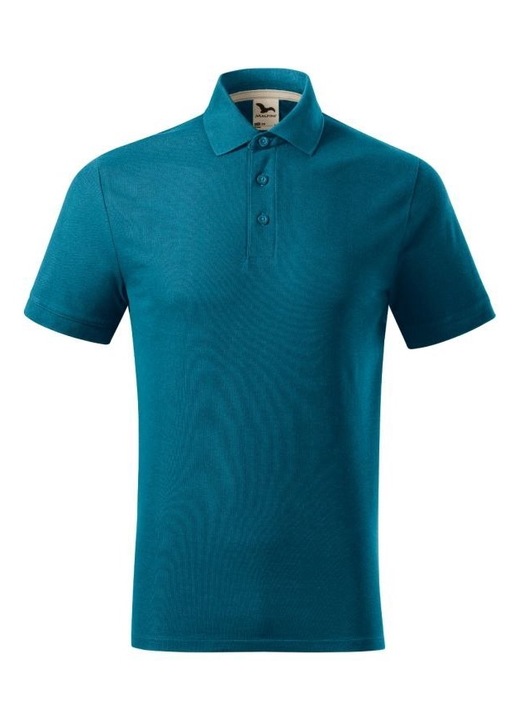 Férfi póló, Falcons, biopamut, kék, S