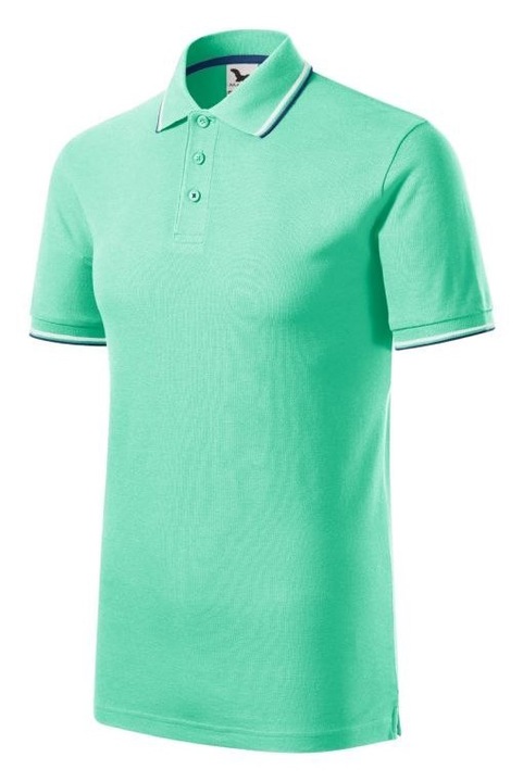 Férfi póló, Falcons, pamut/poliészter, világoszöld, XL