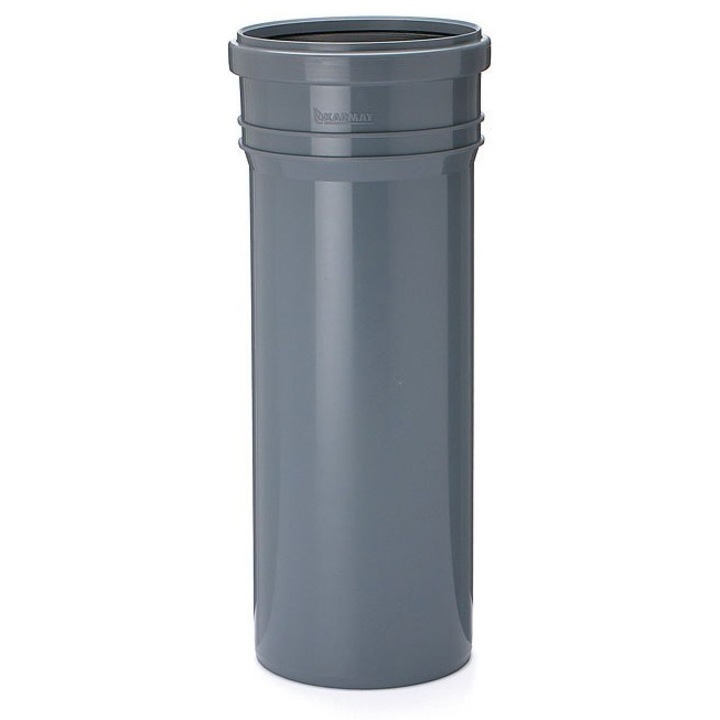 Csőcsatlakozó rövid csövekhez, Egy, Műanyag, 110x500, Szürke