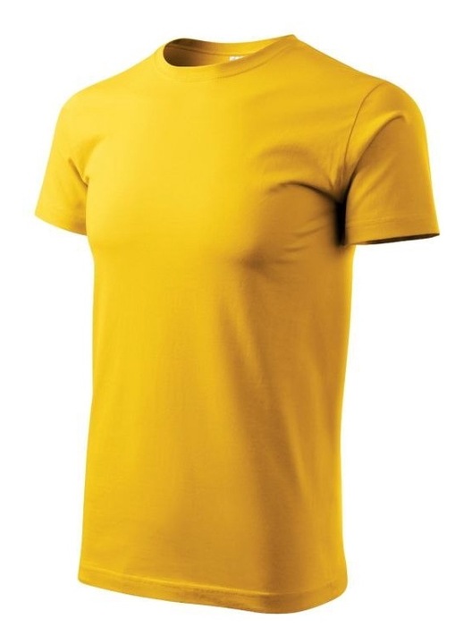 Tricou barbati, Adler, Bumbac, Galben, 5XL