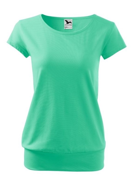 Tricou dama, MALFINI, Bumbac, Verde, M INTL