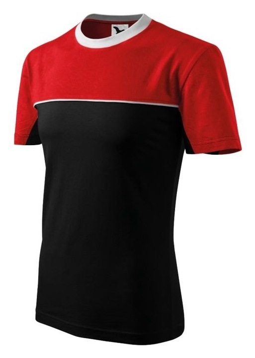 Férfi sportpóló, Joma, Pamut, Piros\Fekete, 4XL