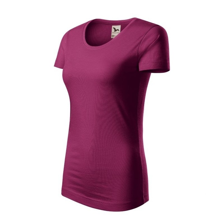 Tricou dama, MALFINI, Bumbac, Roz, Lila