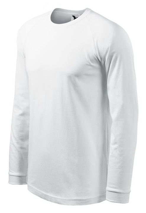Bluza barbati, Malfini, Bumbac, Alb, Alb
