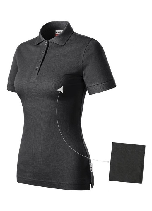 Tricou dama, Rimeck, Bumbac, Negru, S