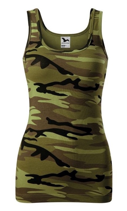 Дамски топ Triumph, зелен камуфлажен, Зелен