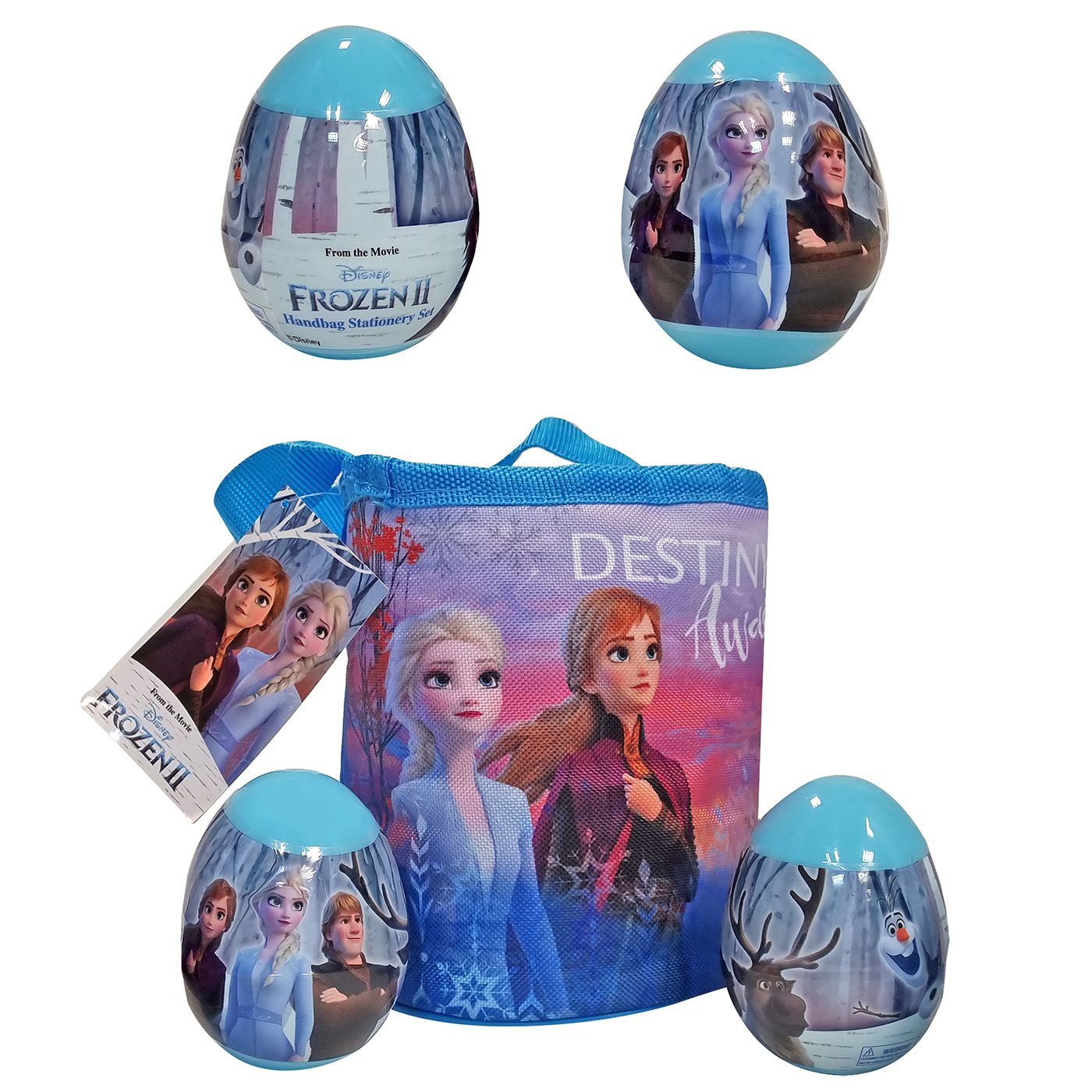 Set 4 oua cu surpriza Disney Frozen, Multicolor, 15x13cm - eMAG.ro