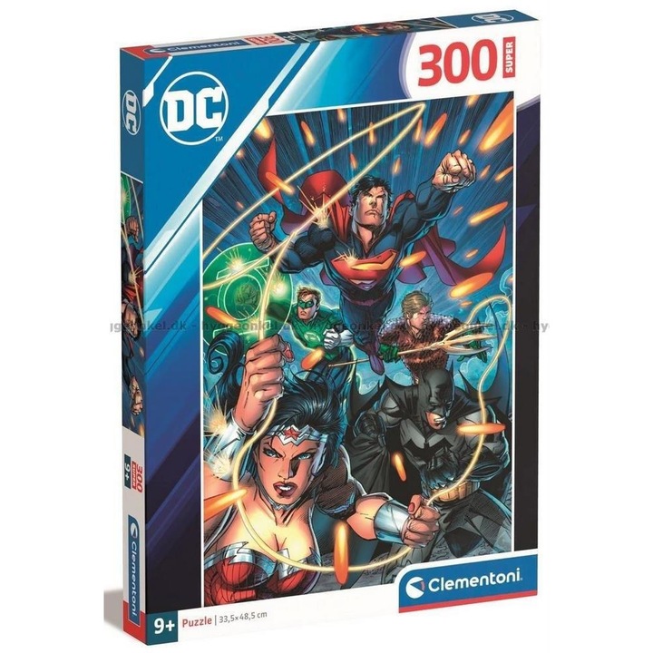 Puzzle Dc Comics Justice League, Clementoni, 300 darab, 9 év, többszínű