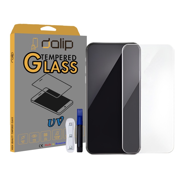 UV fólia Xiaomi Mi 11 / Mi 11 Pro / Mi 11 Ultra készülékekhez, Dalip Extreme Polymer Protection, Teljes burkolat, Átlátszó
