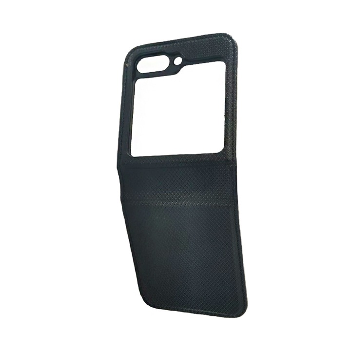 Калъф за книга, съвместим със Samsung Galaxy Z Flip 5, G-Tech Flip Book, магнитно закопчаване, джоб за карти, първокласна стойка, черен