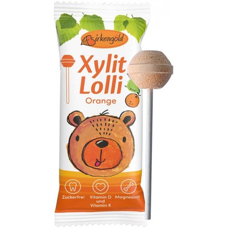 Acadea din Xylitol cu Portocale 6 grame Birkengold - eMAG.ro