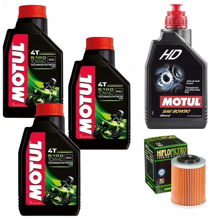 Set de service, Ulei Motul + filtru de ulei pentru quad, CF MOTO 1000 C ...