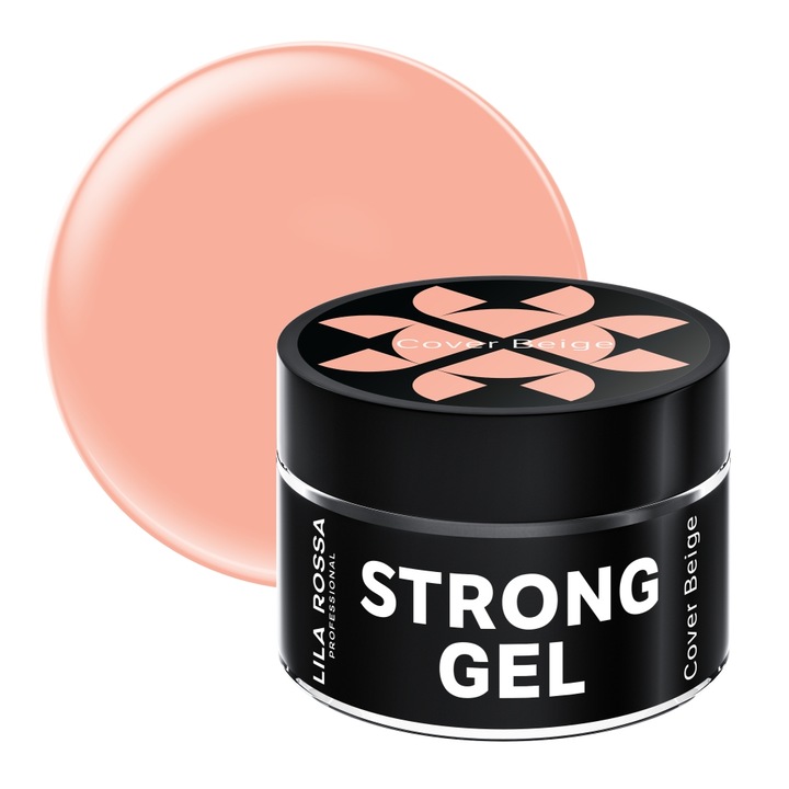 Gel de Constructie Lila Rossa, Strong Gel, Cover Beige, 50 g
