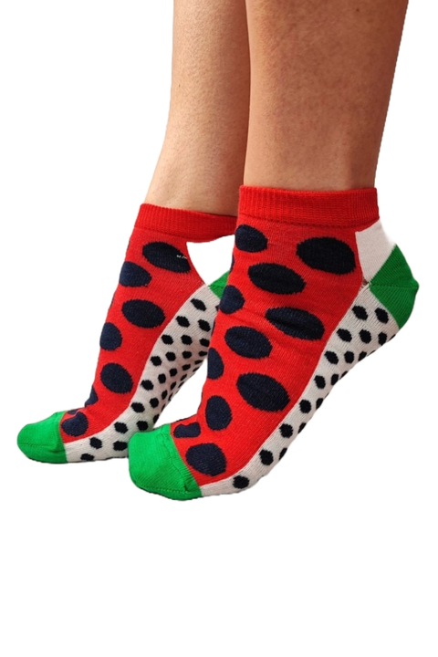 Къси дамски чорапи, WildFashion, 219106, Памук, Многоцветни, 36 EU