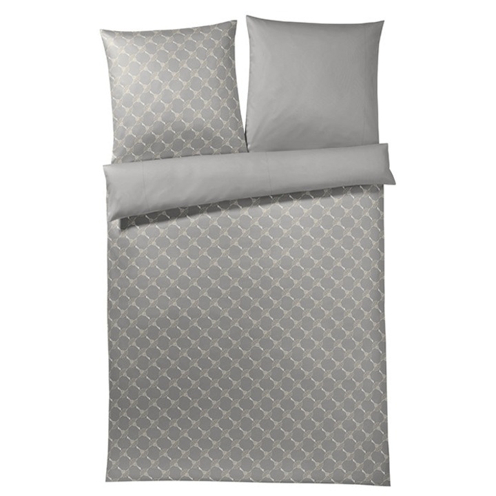 Set de dormit Elegante Cornflower Gradiant 4059/7, dublu cu doi saci, bej