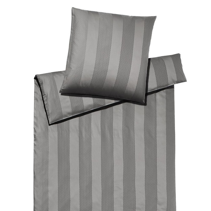 Set Lenjerie pat, Elegante, Gri