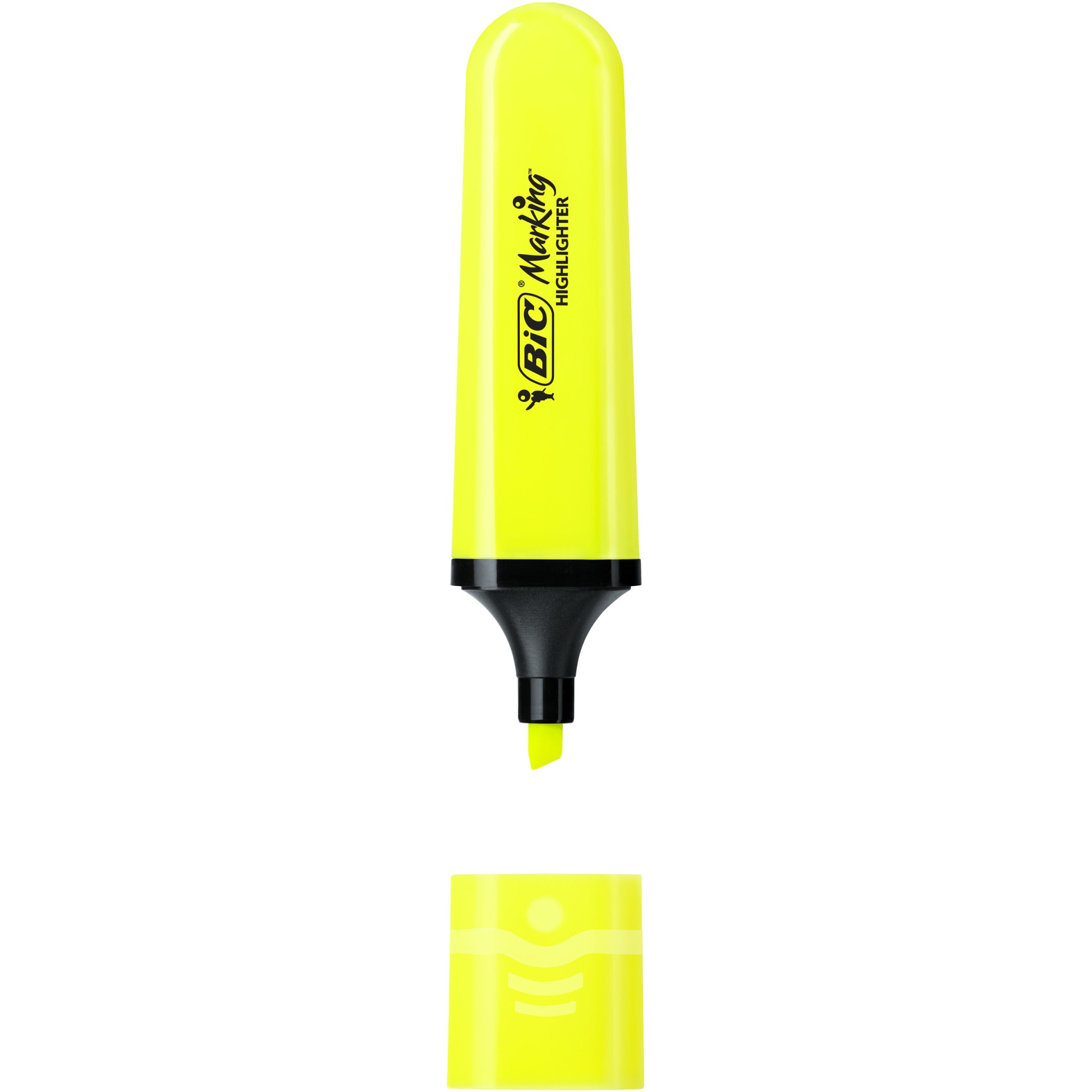Маркери Highlighter, Плоски, Разнообразни неонови цветове, 4 броя ...