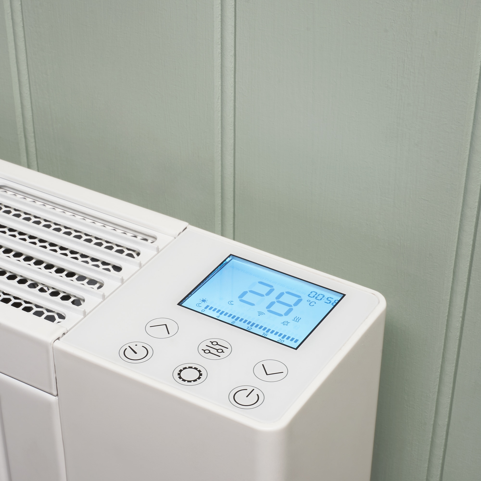 Radiator electric Adam Sola Ceramic-IQ 1500W alb cu control WiFi ...