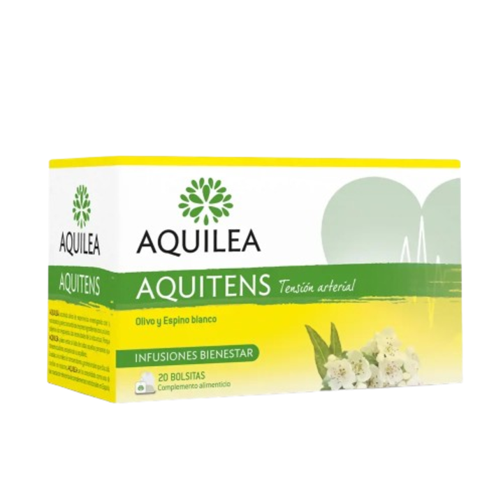 Supliment alimentar pentru mentinerea tensiunii arteriale la nivel normal Aquilea Infusión Aquitens 20 buc