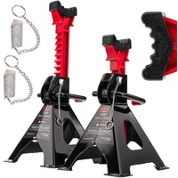 Set 2 capre sustinere, capacitate 3 tone, 272 - 405 mm, Red Technic