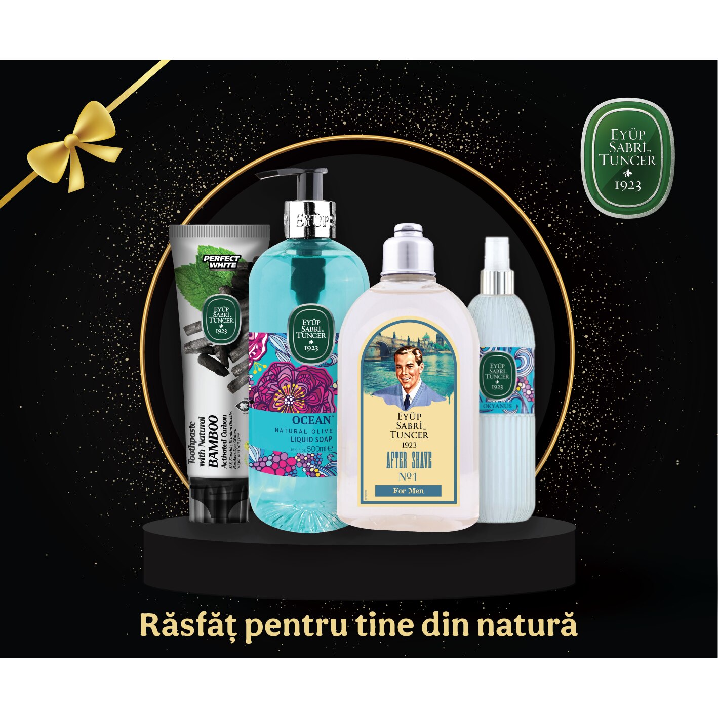 EYÜP SABRİ TUNCER After Shave Nr. 4 – 250 Ml, Mit Aloe Vera & Grüntee, Vegan, Ohne Parabene