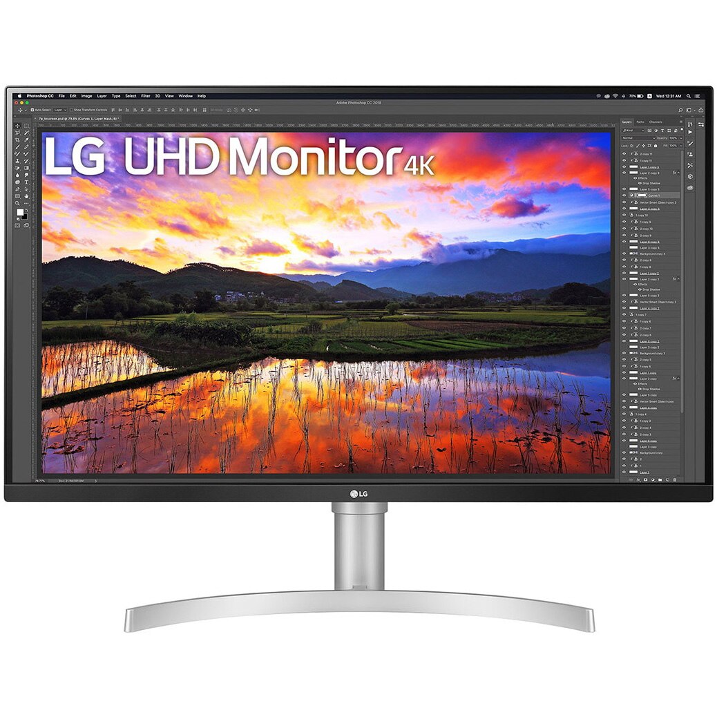Monitor LG UHD 31.5 , IPS, 3840 x 2160, 5ms, 60hz, FreeSync, HDMIx2, DPx1, HAS