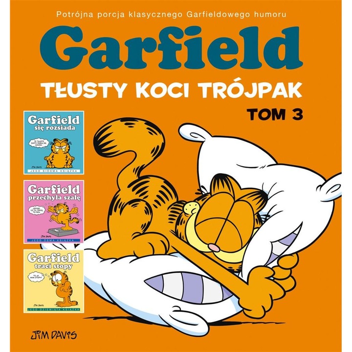Garfield T.3 Tłusty koci trójpak, Egmont, Limba poloneza
