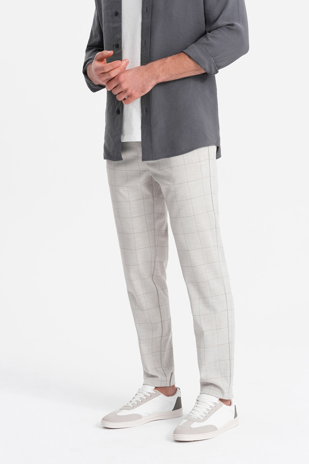 June, Pantaloni din amestec de lyocell cu snur de ajustare