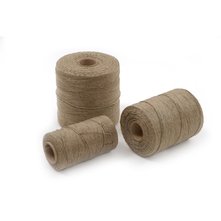 Комплект от 3 панделки от конец, One, Linen, Brown