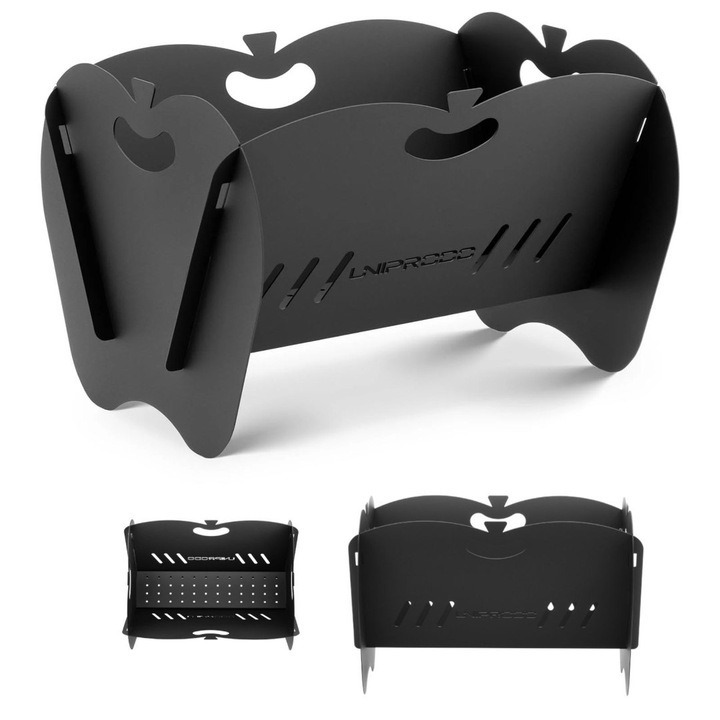 Suport semineu de gradina, Uniprodo, 40 x 30 x 26 cm, Negru