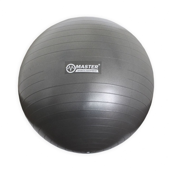 Minge de gimnastica, Master, 65 cm, Negru