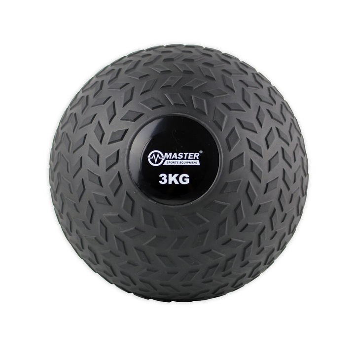 Gimnasztikai labda, Master, 3 kg, Fekete
