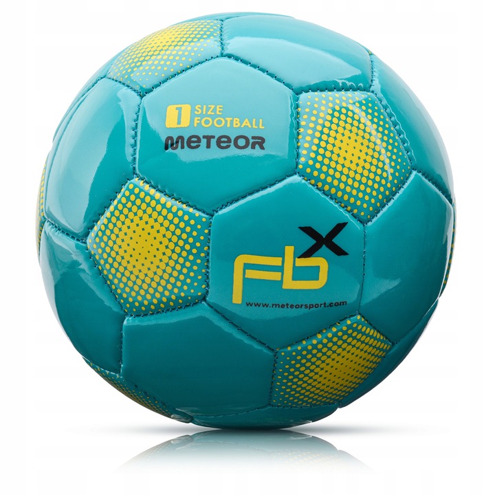 Minge Fotbal Antrenament Copii, Meteor, Fbx, Dimensiune Mini #1, Antrenament/ Recreativ, Rezistent La Conditii, Panouri Cusute Mecanic, Pvc Control Bun, 16x12x9 cm, Albastru