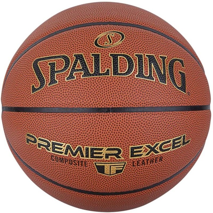 Minge baschet, Spalding Premier Excel In/Out Ball 76933Z, portocaliu, 7