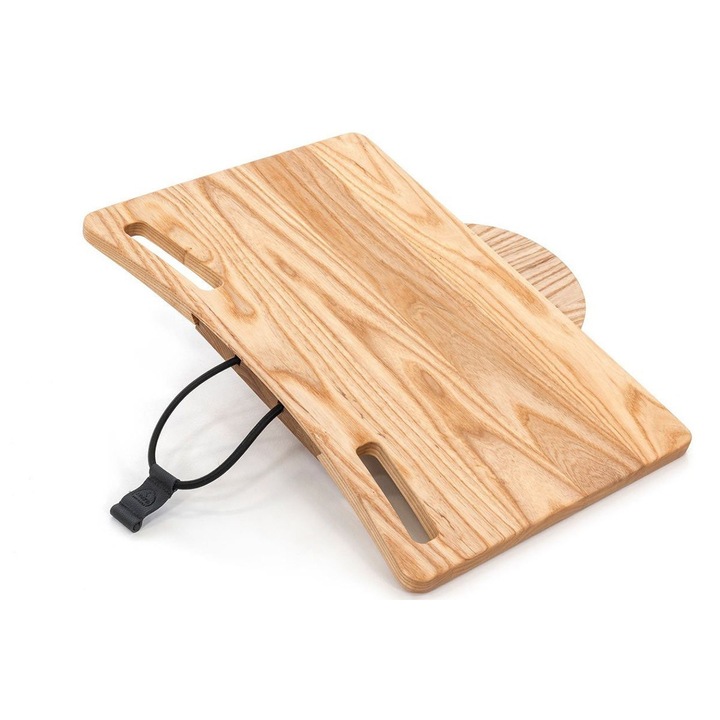 Стойка за лаптоп за фитнес колело, Nohrd, Wood, 3 кг, 55x38x10 см, кафява