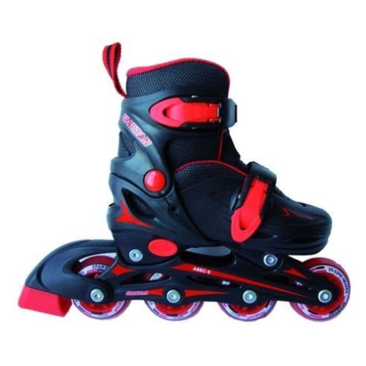 Ролери, Spartan sport, Алуминий, Черни, 30-33 EU