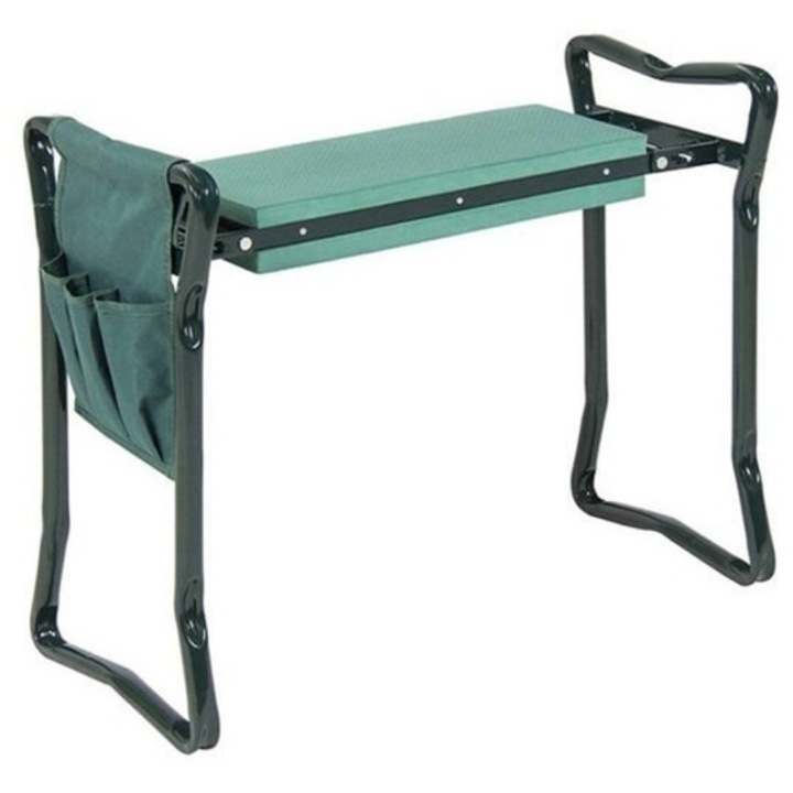 Scaun gradina, Beast, Metal/Textil/Spuma, 49 x 28 x 60 cm, Verde