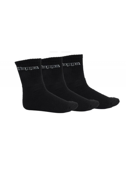 Мъжки чорапи, Kappa, Памук, Черни, 39-42EU