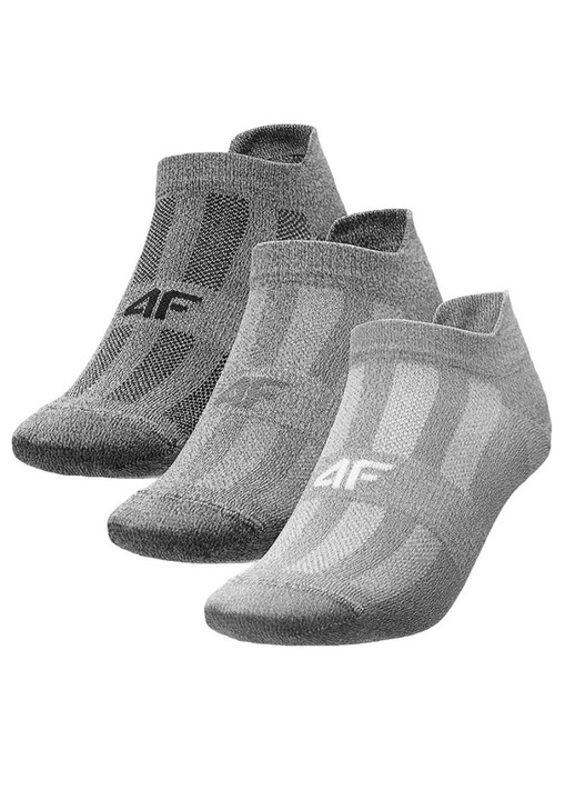 Мъжки чорапи, 4F, Памук, Сив,., Сив