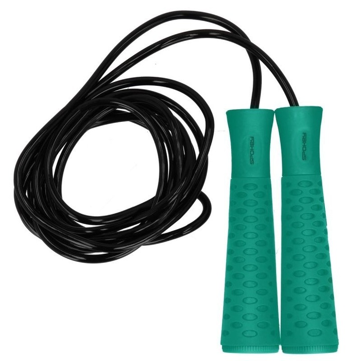 Coarda sarit, Spokey, Negru/Verde